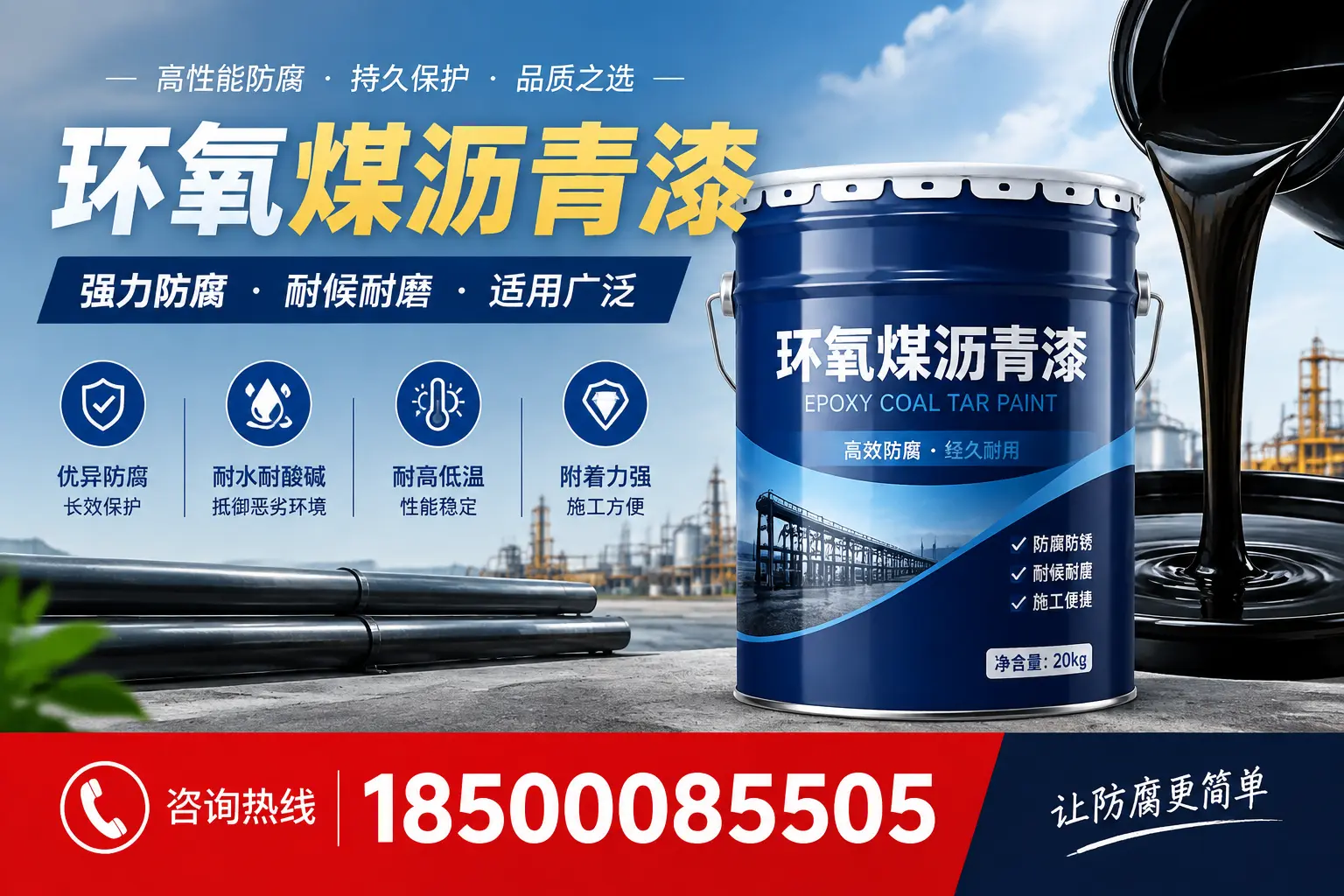 环氧煤沥青漆在不同气候条件下的表现分析,晋中适用性