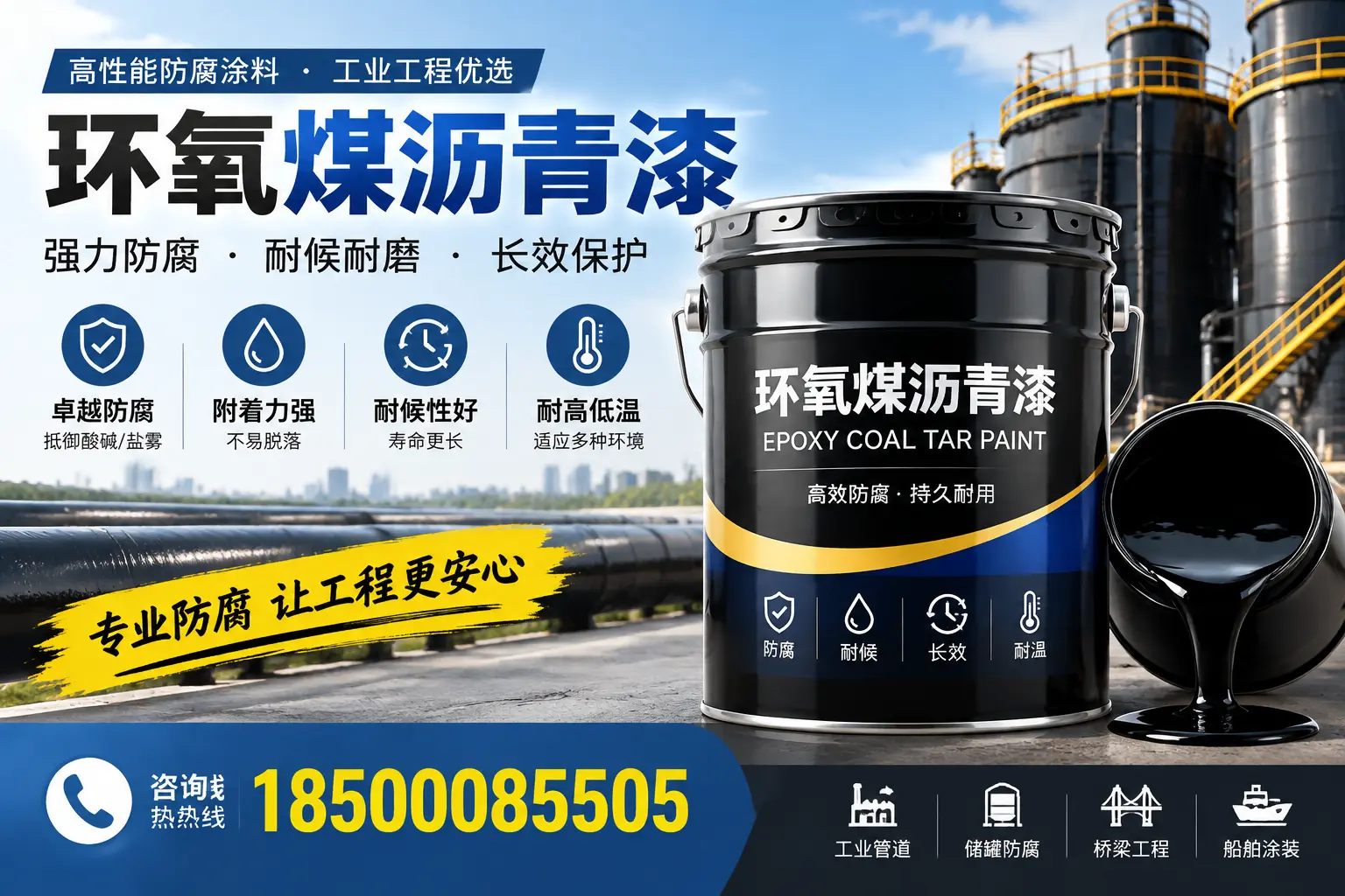环氧煤沥青漆的施工方法与注意事项,确保在晋中顺利完成